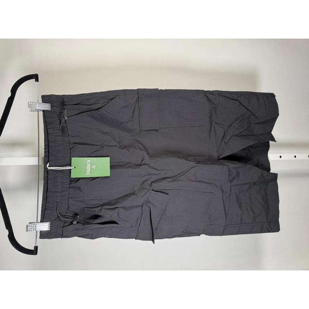 NWT Halara Black Cargo Skirt Elastic Waist Pockets Size Small - Picture 2 of 7